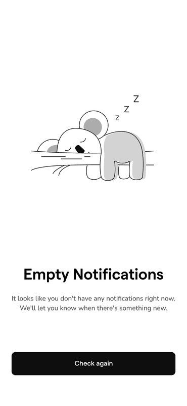 Empty Notifications