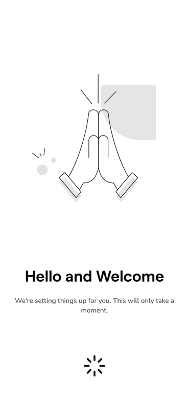 Welcome Screen