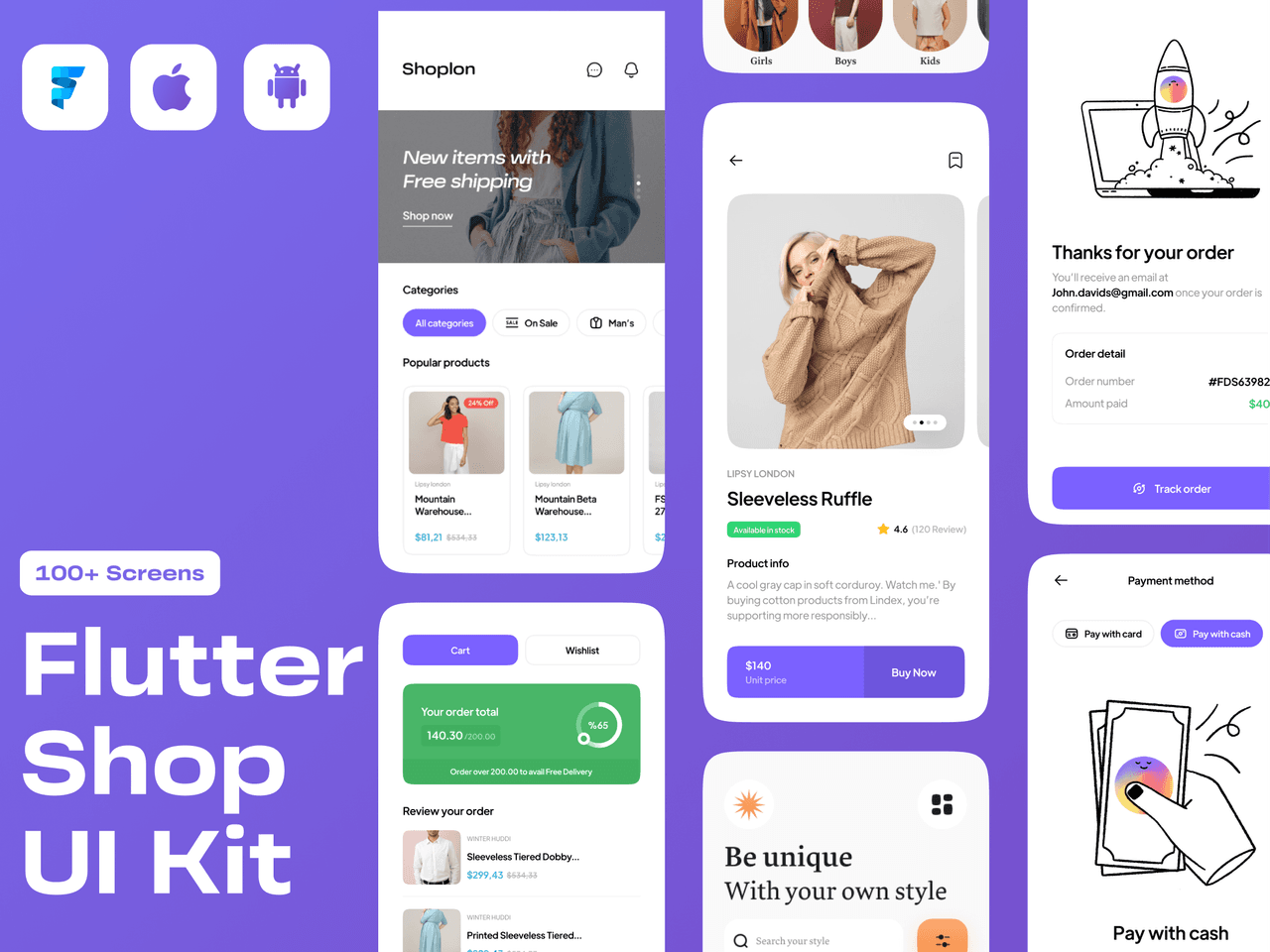 Flutter E-Commerce App