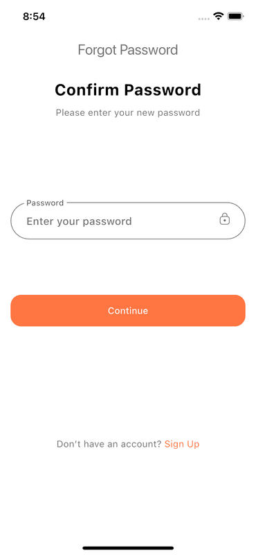 Confirm Password