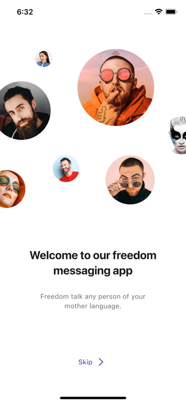 Flutter Chat App Welcome Screen